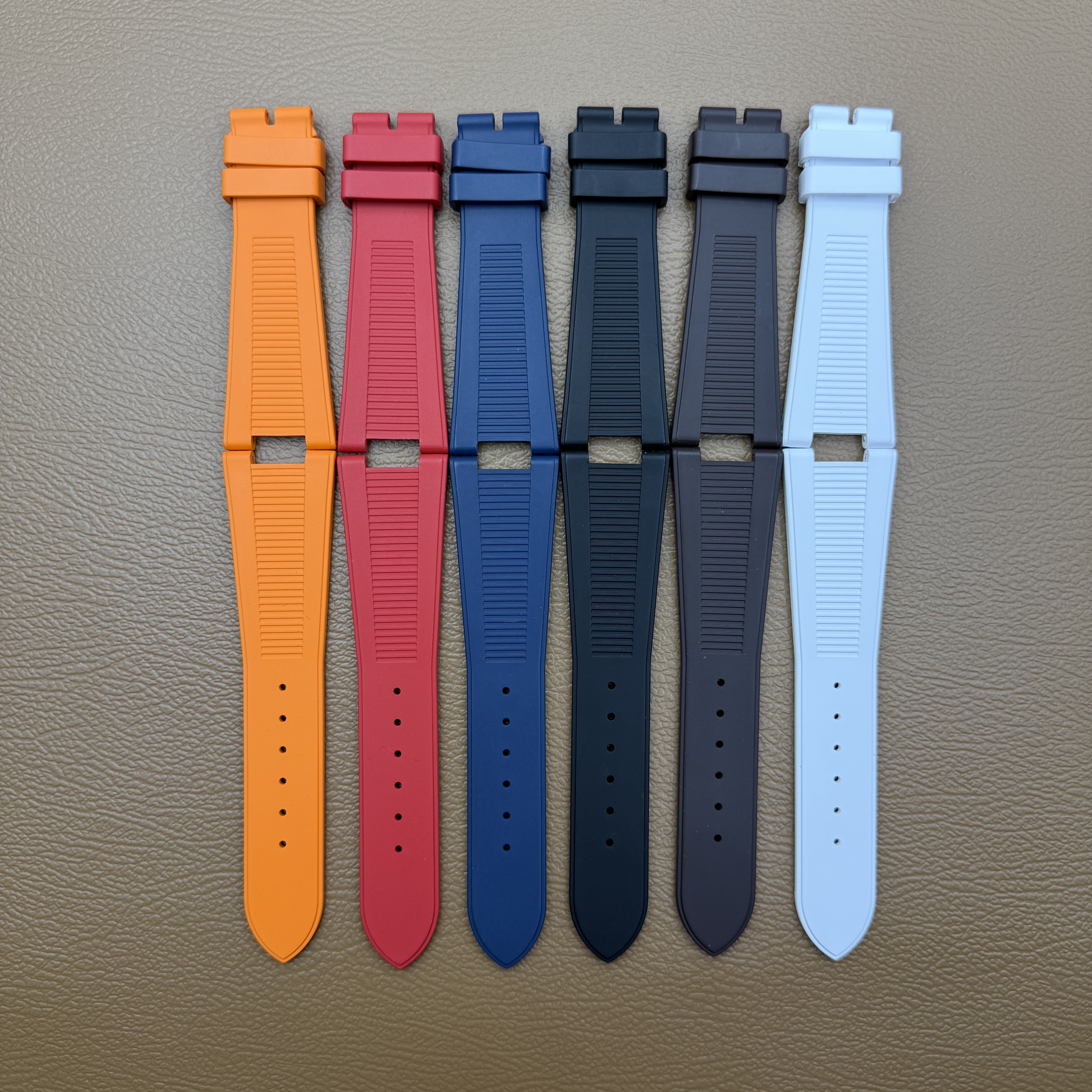 适配百达翡丽鹦鹉螺橡胶表带原装5711 5712 5726 5980系列胶带男