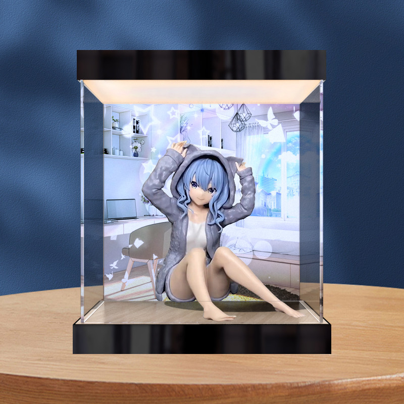 适用眼镜厂 悠闲时光-hololive-IF 星街彗星手办亚克力灯箱展示盒