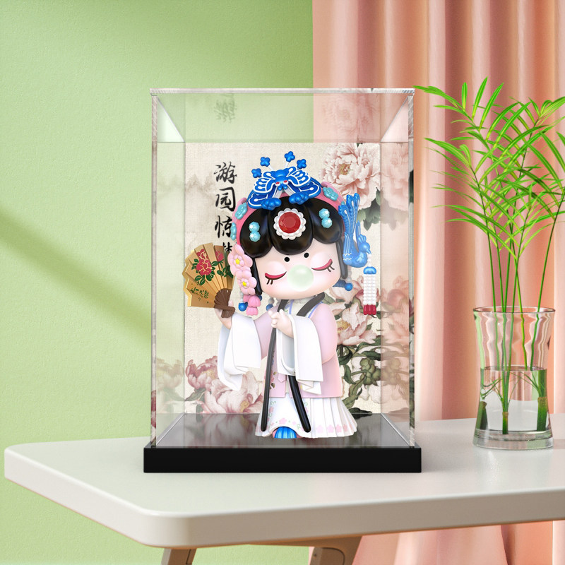 亚克力展示盒适用nanci 游园惊梦限量手办玩具透明收纳罩防尘盒