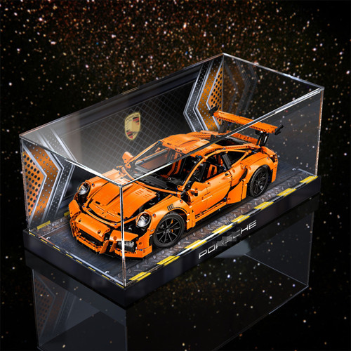 GVT适用乐高保时捷911gt3RS展示盒42056积木模型透明亚克力防尘罩