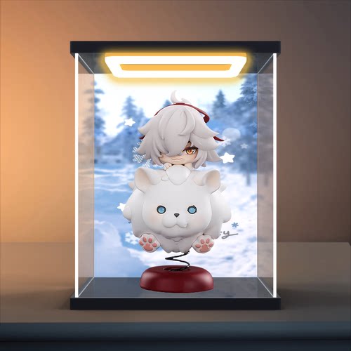 亚克力展示盒适用【/绷坏:星穷铁道】景元Q版摇摇乐手办
