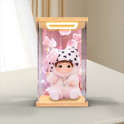 亚克力手办防尘展示盒适用哇库库wakuku Angel吊卡摆件潮玩公仔