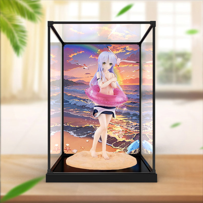适用角川KDcolle Angel Beats!立华奏校园泳装奏手办合金框收纳盒