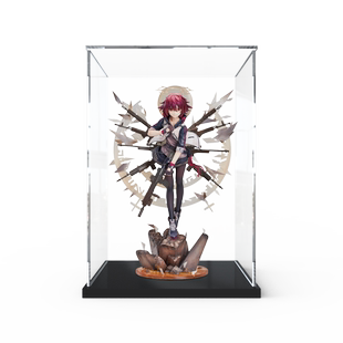 亚克力防尘罩适用GSAS明日方舟能天使 精二Ver手办专用收纳展示盒