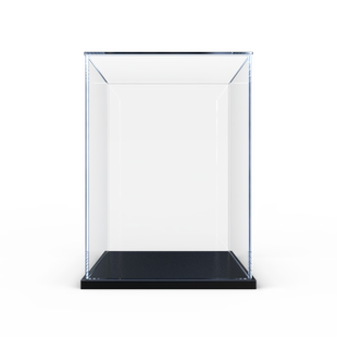 亚克力盒子透明展示盒le高积木收藏盒手办玩偶保护罩街景放置盒子