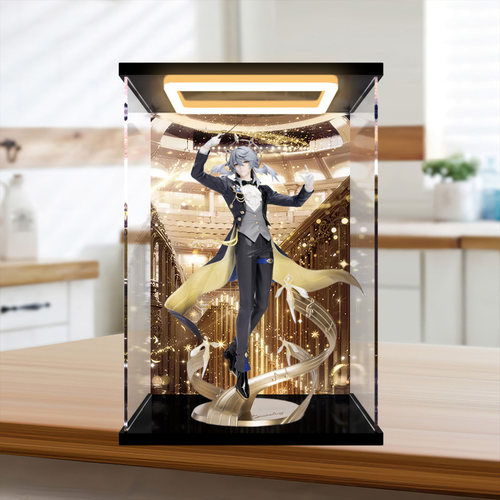 古薇媞适用Myethos Gift+ 星期日 星铁LIVE 手办亚克力回灯展示盒