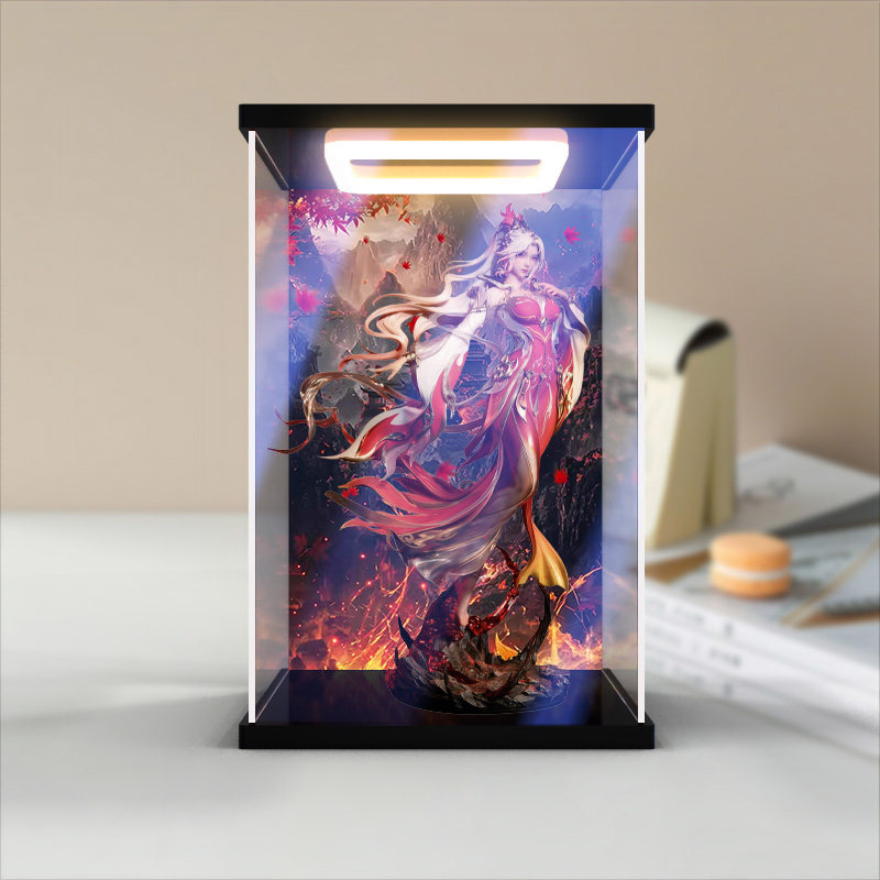 古薇媞回型灯展示盒适用否极 New Era系列 完美世界 剧场版火灵儿图片