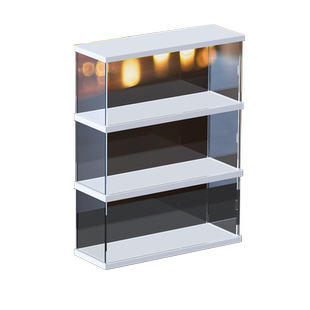 透明le高模型防尘娃柜泡泡玛特公仔小颗粒积木摆架盲盒收纳展示架