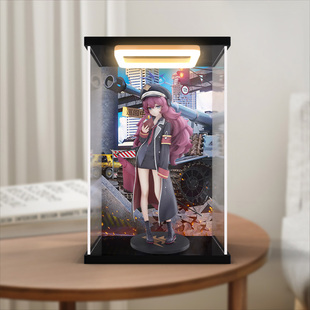 古薇媞适用APEX 蔚蓝档案 伊吕波 1/7比例手办模型高清回灯展示盒