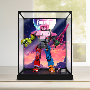 古薇媞适用乐高77078机甲小队首领 碉堡之夜模型手办亚克力展示盒