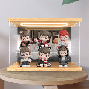 适用Rayan哥哥热爱系列挂伴盲盒潮玩手办礼物亚克力场景展示盒