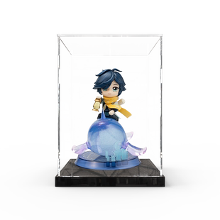 适用王者荣耀6周年限定云端筑梦师庄周Q版手办模型亚克力展示盒