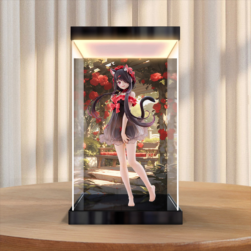 灯箱款展示盒适用 TENITOL TALL 约会大作战 第五季时崎狂三手办