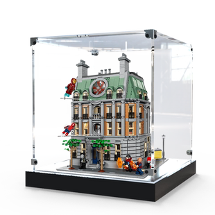 展示盒适用乐高76218 奇异博士至圣所漫威复仇者亚克力防尘收纳盒
