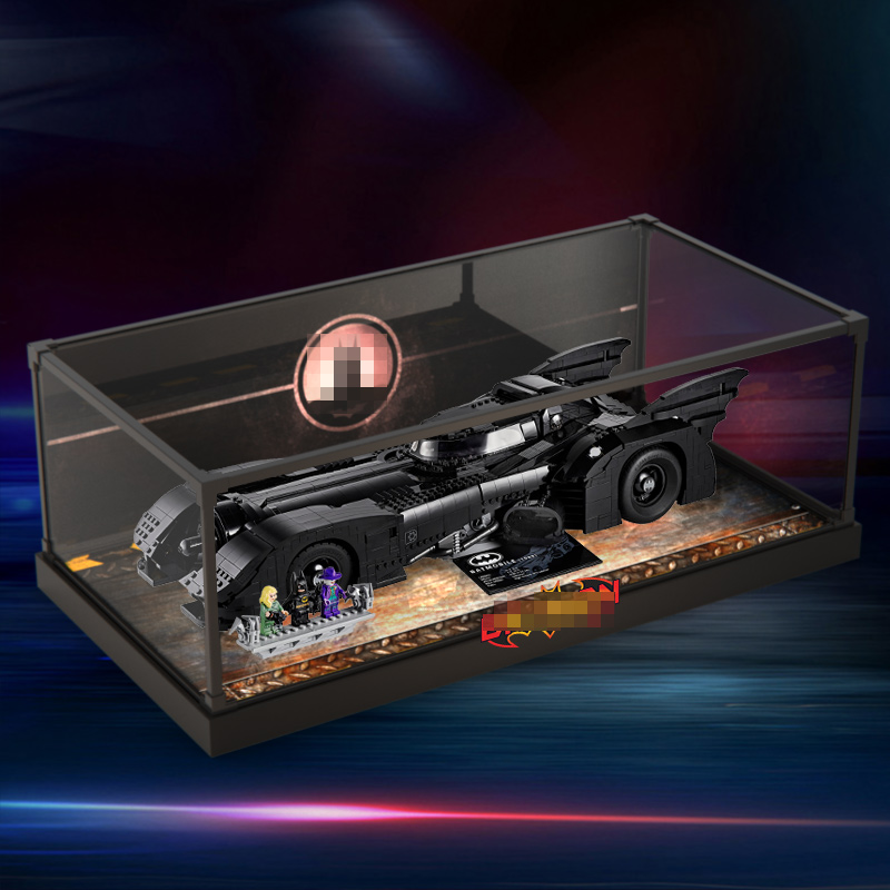乐高积木76139蝙蝠侠战车展示盒