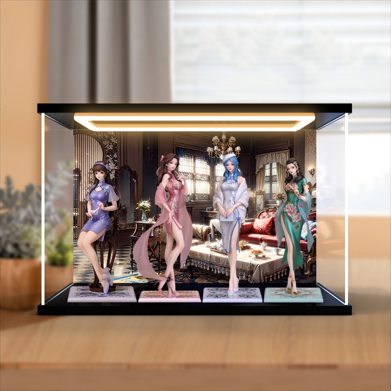 亚克力展示盒适用镜叔织梦系列王者荣耀貂蝉杨玉环王昭君西施多人