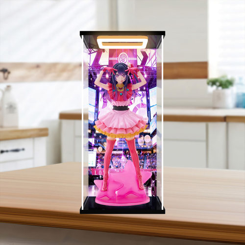 古薇媞适用 我推的孩子 T-most 星野爱手办回型灯亚克力展示盒