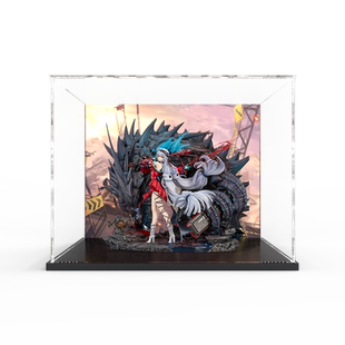 亚克力展示盒适用Myethos 明日方舟 浊心斯卡蒂精英二 手办收纳盒