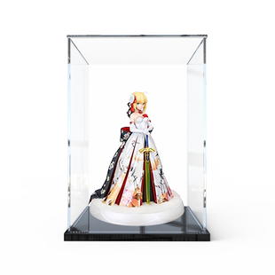 适用ALTER Saber 着物 和服手办防尘罩透明收纳防尘亚克力展示盒