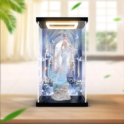 古薇媞适用BearPanda 鬼刀 海琴烟 邂逅手办模型亚克力回灯展示盒