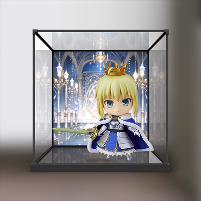 亚克力高清展示盒适用 命运冠位指定 阿尔托莉雅 真名开放 粘土人