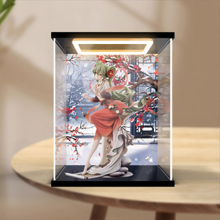 亚克力回型灯展示盒适用GSC 初音未来 梅花三弄1/7比例 手办模型