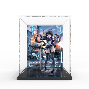 亚克力收纳盒青时雨Solarain Toys Colors系列 BLUE 手办展示盒