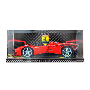 展示盒适用乐高法拉利Daytona SP3赛汽车模型42143亚克力收纳盒