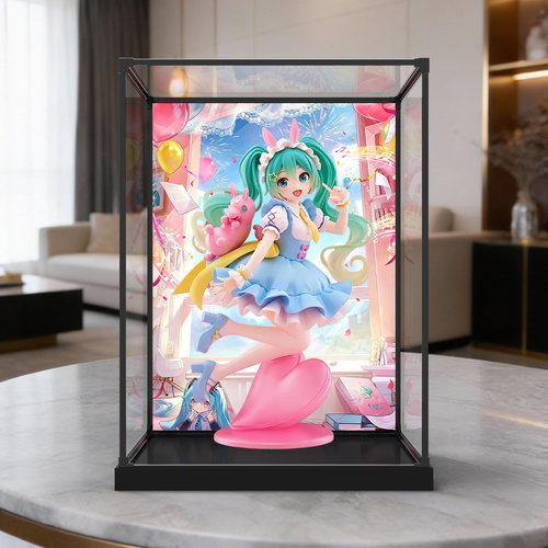 古薇媞适用初音未来×Rody 童话Ver.手办景品收纳盒合金框展示盒
