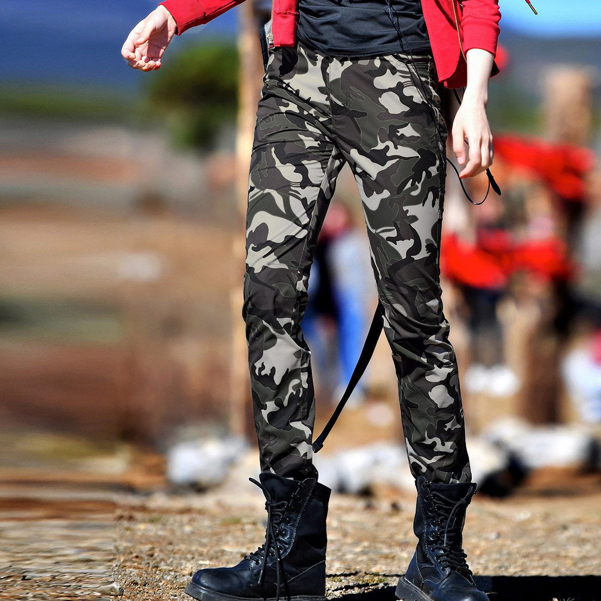 卓尼维斯户外原创春季新品运动修身显瘦速干透气徒步军迷迷彩长裤,户外/登山/野营/旅行用品,速干裤,淘宝优惠券,粉丝福利购,淘宝优惠卷