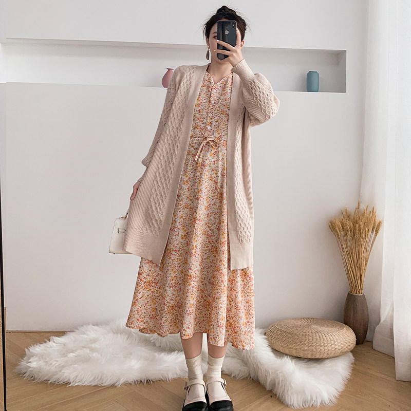 新品孕妇春装连衣裙2025w年新款时尚套装春秋款网红洋气减龄外出