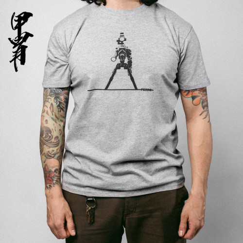 甲胄M14机器人短袖T恤