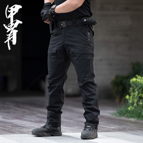 春秋游骑兵战术长裤男户外工装裤军迷裤机能裤子多袋军迷 - 封面