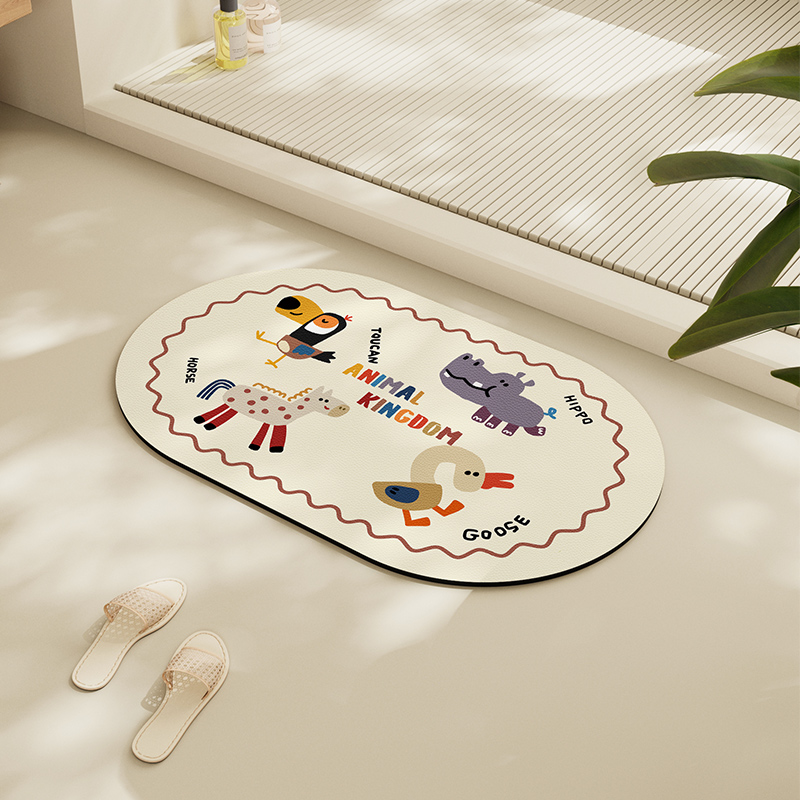 牧圣纳帕纹科技皮卡通简约卫浴