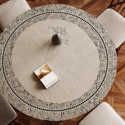 牧圣中古风PVC防水防油桌布