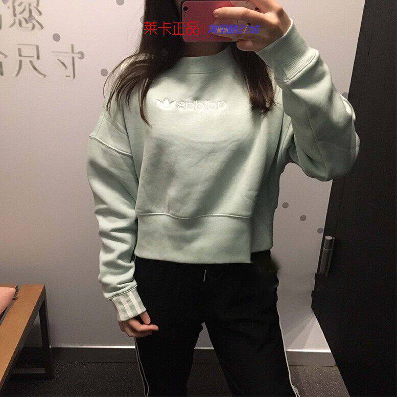 女子高端时尚圆领套头卫衣女