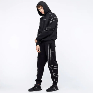 ADIDAS 阿迪达斯 男子经典时尚休闲运动 加绒卫衣裤子 DH5212