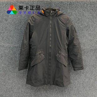 莱卡正品 Reebok/锐步女子秋冬款中长款连帽加厚运动棉服夹克外套