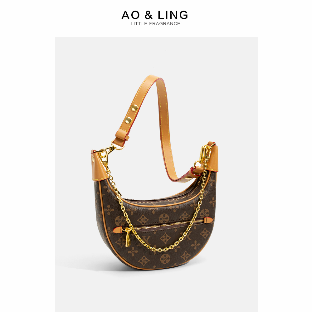 豌豆包腋下包单肩斜挎包月牙包