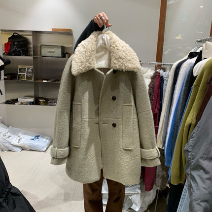 TEMPTING 韩国直邮东大门正品代购2025秋冬新款毛呢外套大衣女