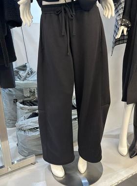VISUAL SPACE韩国直邮东大门正品代购2025秋冬休闲裤阔腿抽绳卫裤