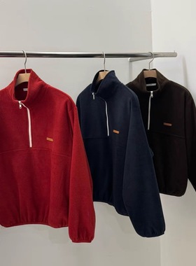 REGULARLY/韩国直邮东大门正品代购2025新款半拉链立领卫衣女