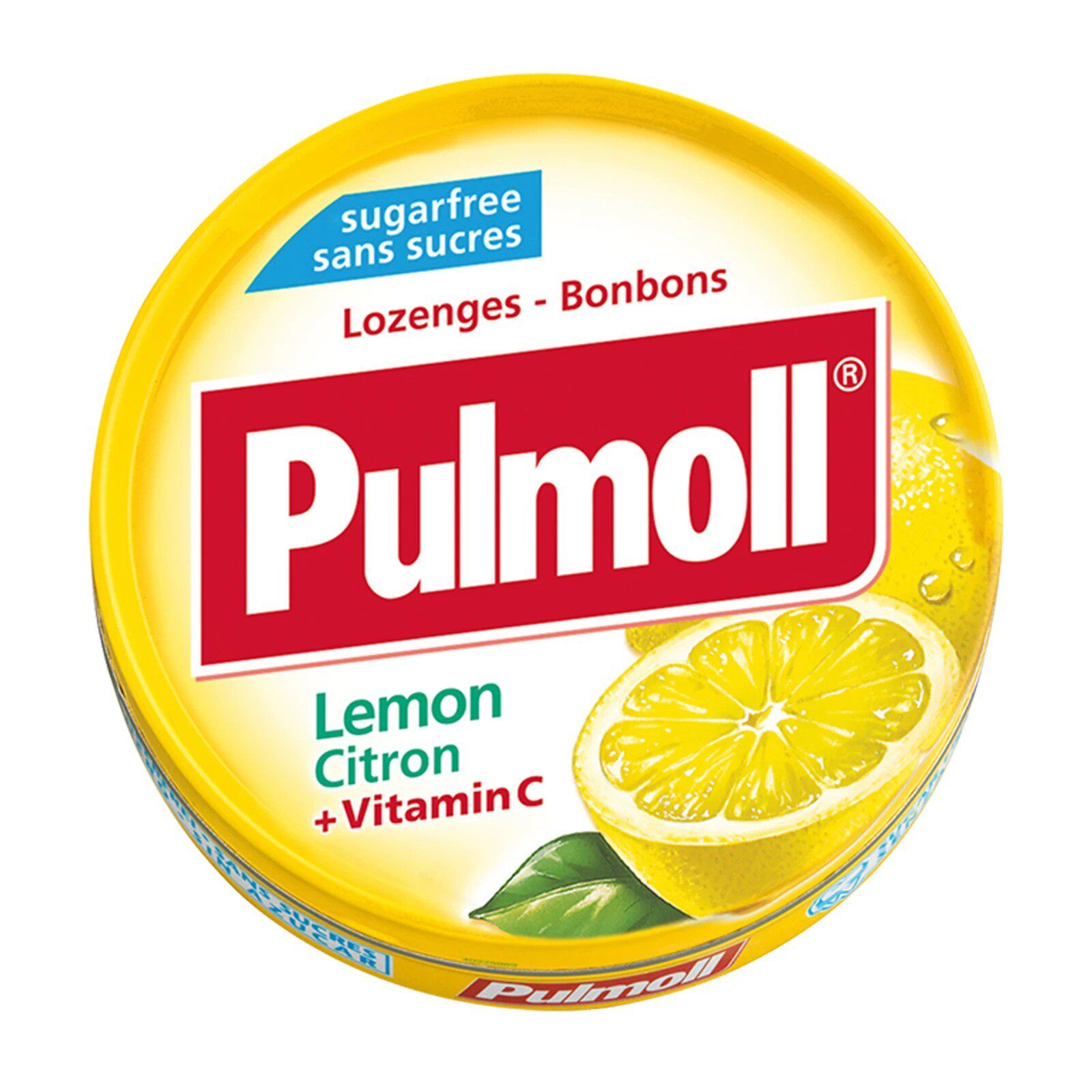 盒马代购PULMOLL飚摩无糖柠檬味维生素C糖45g德国进口补充维他命