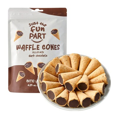 盒马代购JTFP黑巧克力夹心华夫脆120g土耳其进口