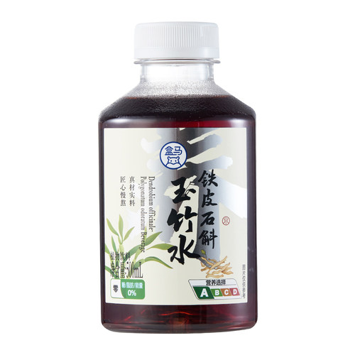 盒马代购盒马铁皮石斛玉竹水500ml东方植萃清润微甘不含糖