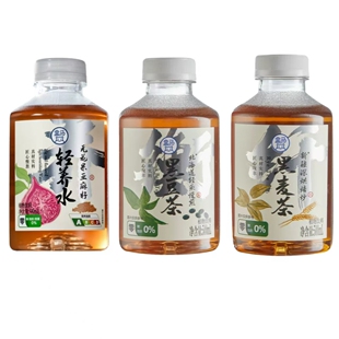 盒马代购黑麦茶无糖黑豆茶无糖无花果亚麻籽轻养水500ml饮料