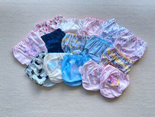 面包褲 100 130碼 外貿(mào)日單女童兒童純棉印花內(nèi)褲 不夾屁屁