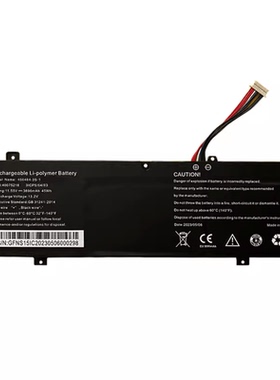 适用于神舟笔记本电脑456484-3s-1内置聚合物电池11.55v3896mah