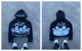 [Pure Cotton Hooded Sweatshirt]W05 (Black)