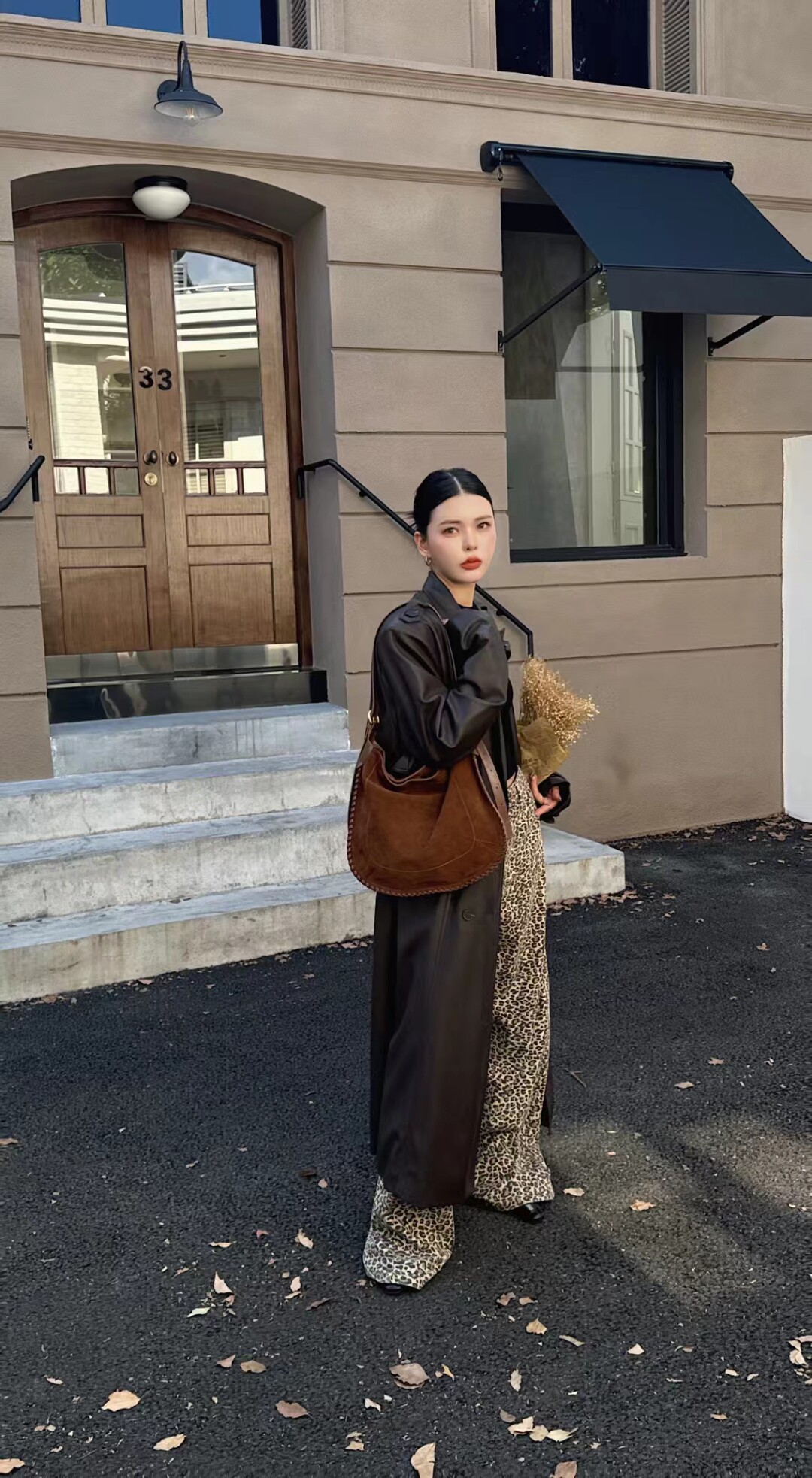 女包优质美拉德磨砂牛皮马鞍包新款小众设计复古腋下托特包单肩包